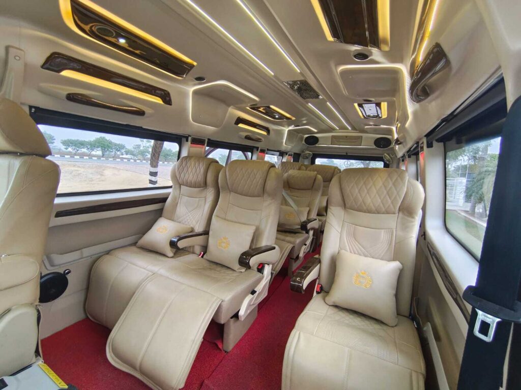 Hire 9 Seater Tempo Traveller on Rent