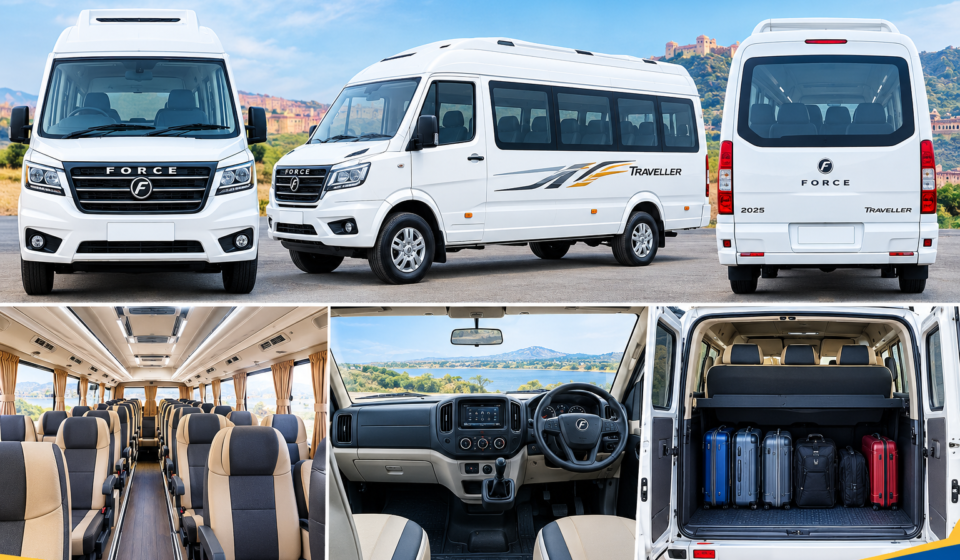 Himachal Tempo Traveller & Force Urbania Luxury Van HireRental, covering 8, 9, 10, 12, 14, 16, 18 & 20 seaters
